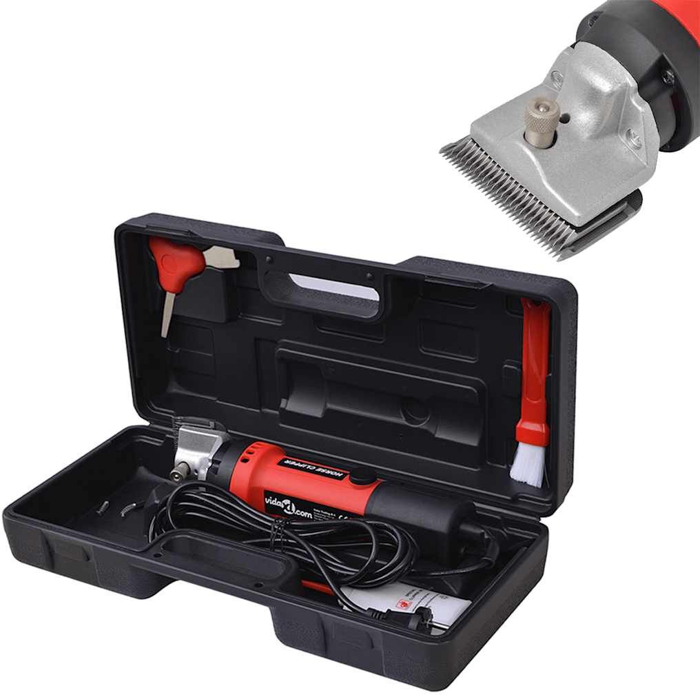 vidaXL Ensemble de tondeuse à cheval à six pièces 350 W
