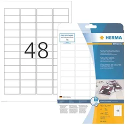 Herma Sicherheitsetiketten »4232« weiß