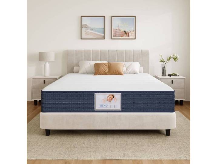 Matelas - 140x190 cm -22 cm d'épaisseur- Mémoire de forme- Moelleux et Respirant- TEENO