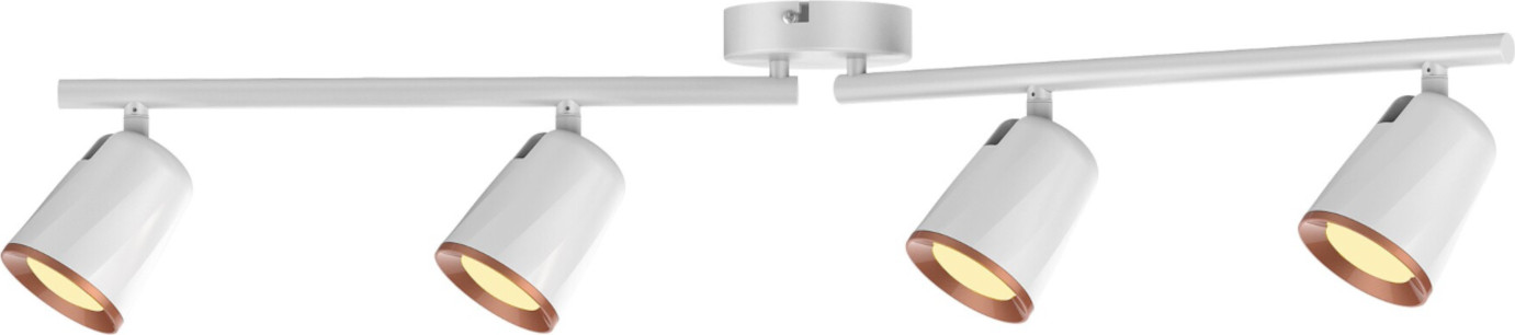 Rabalux SOLANGE LED Wandlamp, Wit, 4 Lampen, 3000 K, 1520 lm, IP20