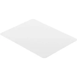 LogiLink, Bodenschutzmatte, Bodenschutzmatte, 120x90x0,2 cm, wasserresistent, glänzende Oberfläche, transparent (120 x 90 cm)