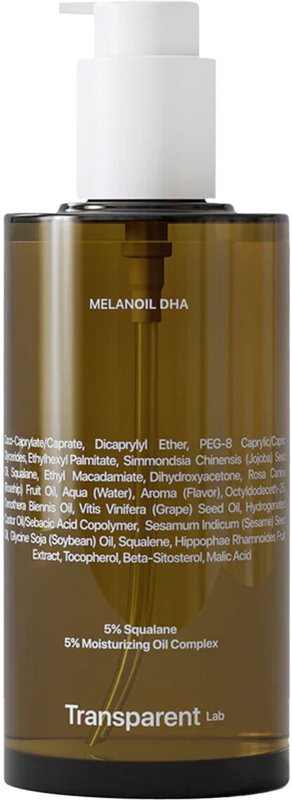 200ml Transparent Lab Melanoil DHA Selbstbräuner-Body-Öl