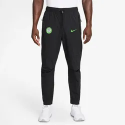 NIKE Nigeria Tech Woven Jogginghose Herren 010 - black/electric green L