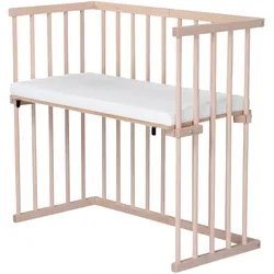 dreamgood Beistellbett Buche inkl. Matratze Prime, natur