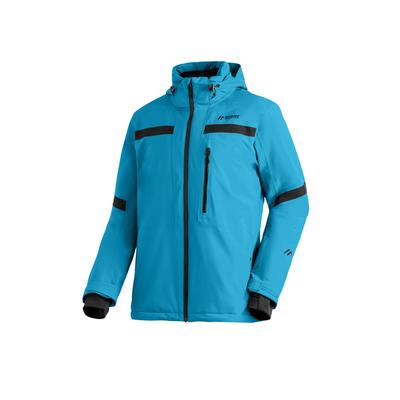 Skijacke MAIER SPORTS "Lanciano M", Herren, Gr. 62, royalblau, 100% Polyester, Jacken Skijacke, Herren Winterjacke wattiert u. wasserdicht