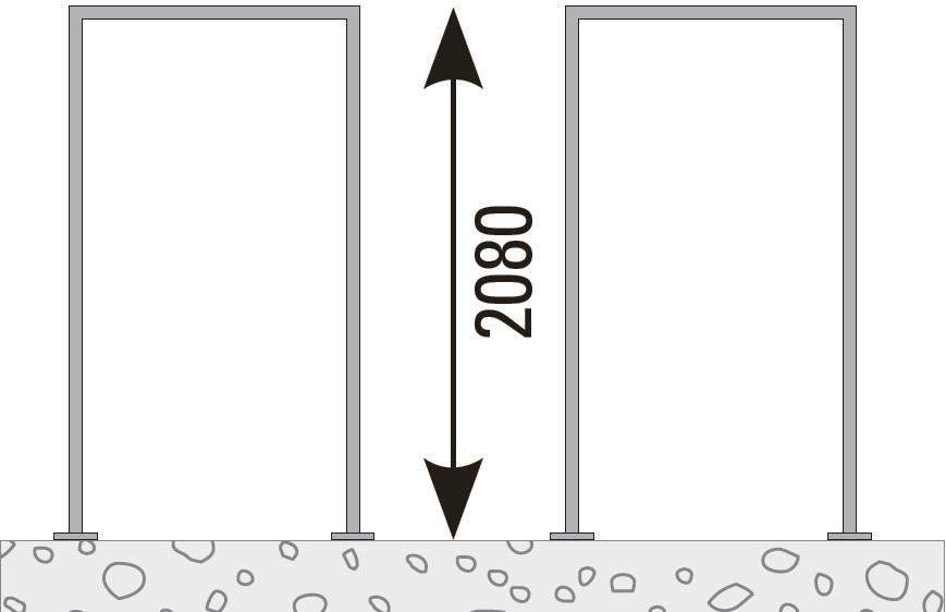 TETZNERJENT VETRO Pfosten-Zarge, V4A Achsmaß 105,5 mm 16878643