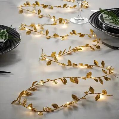 DynamicDeals Golden Leaf Fairy String Lights Battery Powered LED Decor For Weddings, Bedrooms & DIY Crafts Golden Leaf Fairy String Lights Battery Powered LED Decor For Weddings, Bedrooms & DIY Crafts