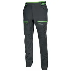 U-Power, Arbeitshose, Horizon Arbeitshose asphaltgrau / grün 5XL (5XL)