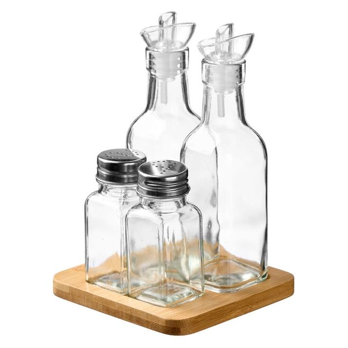 Vivalto Set mit Öl-, Essig-, Salz- und Pfefferstreuern (Pfeffer, Salz) (65150654)