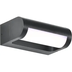 CMD, Gartenbeleuchtung, LED Wandaussenleuchte 12W Warmweiss IP65 Anthrazit CMD-9052 (696 lm, IP65)