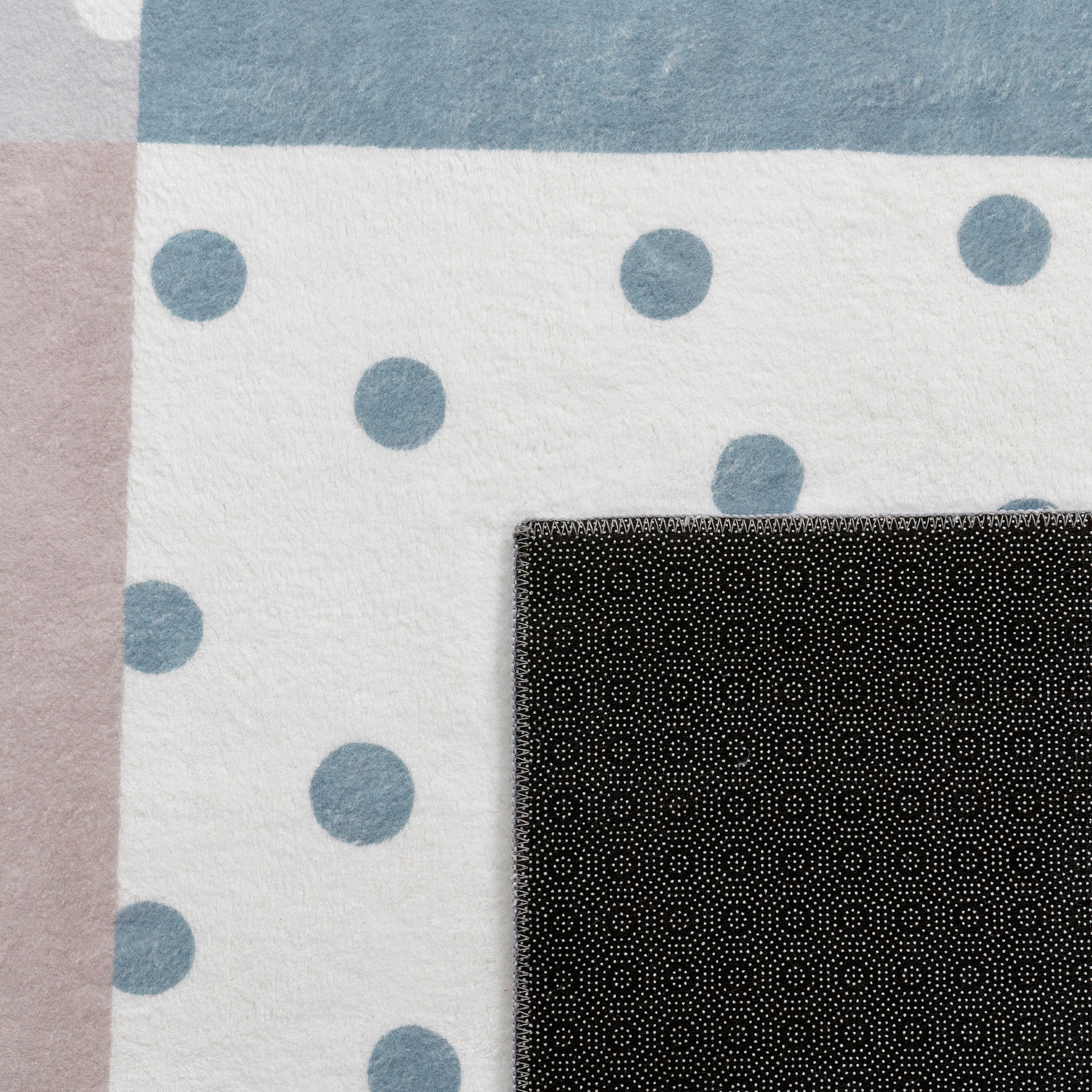 Kinderteppich PACO HOME "Eliz 391", beige, B:160cm H:12mm L:160cm Ø:160cm, Polyester, Teppiche, Kinderteppich, Kurzflor, Spielteppich, Patchwork-Muster, Motiv Krone, Herz & Punkte beige B : 160cm Ø 160cm 1 Stk., 12mm, L: 160cm Ø 160cm