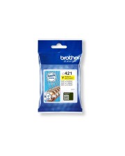 Brother 200-page Yellow ink cartridge Tintenpatrone 200 Seiten (LC421Y)