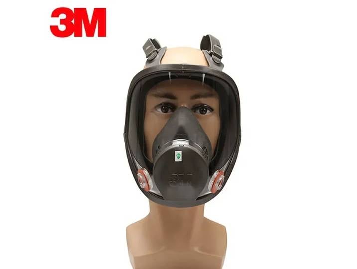 Masque respiratoire de pulvérisation 3M 6800, masque à gaz industriel chimique intégral, masque de sécurité pour le travail, filtre anti-poussière, masque intégral de remplacement