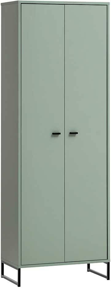Pharao24.de Skandi Garderobenschuhschrank Made in Germany Graugrün