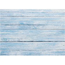 CoverYourDesk, Unterlage, Schreibtischunterlage Blaue Holzbretter im Vintage-Look