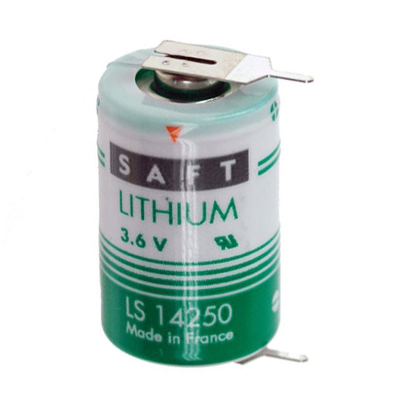 SAFT LS142502PF lithiumbatterij formaat 1/2 AA met printcontacten