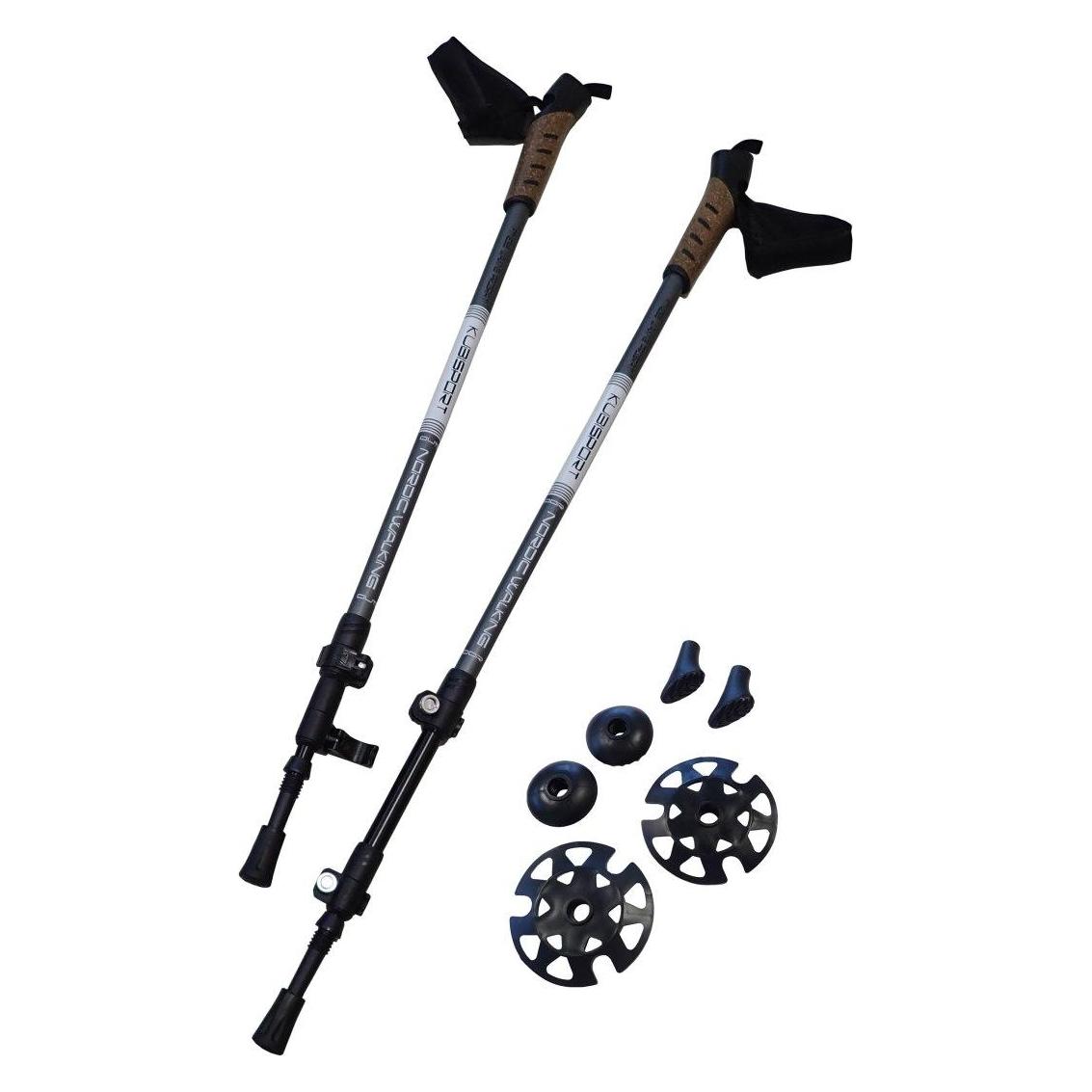 Acra Kije Trekkingowe Regulowane Składane z Szybkozłączką KUBISPORT 145-72 cm (58017702)