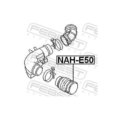 FEBEST Schlauch, Luftversorgung NAH-E50 für NISSAN