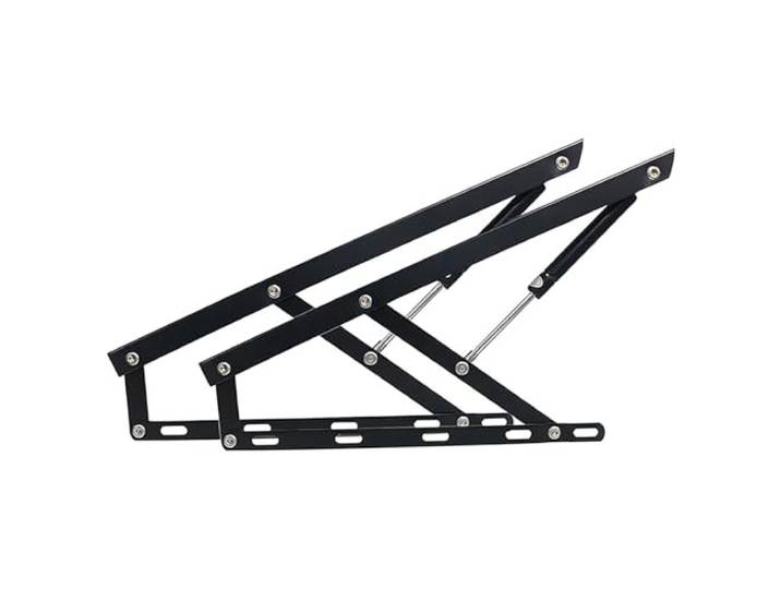 BNGFSDF Bett-Hebemechanismus, 1 Paar Betthebemechanismus, pneumatische Deckelheber(Black,120cm)
