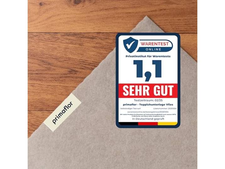 Primaflor Teppichunterlage Vlies-Stop Plus 60 x 120 cm Beige
