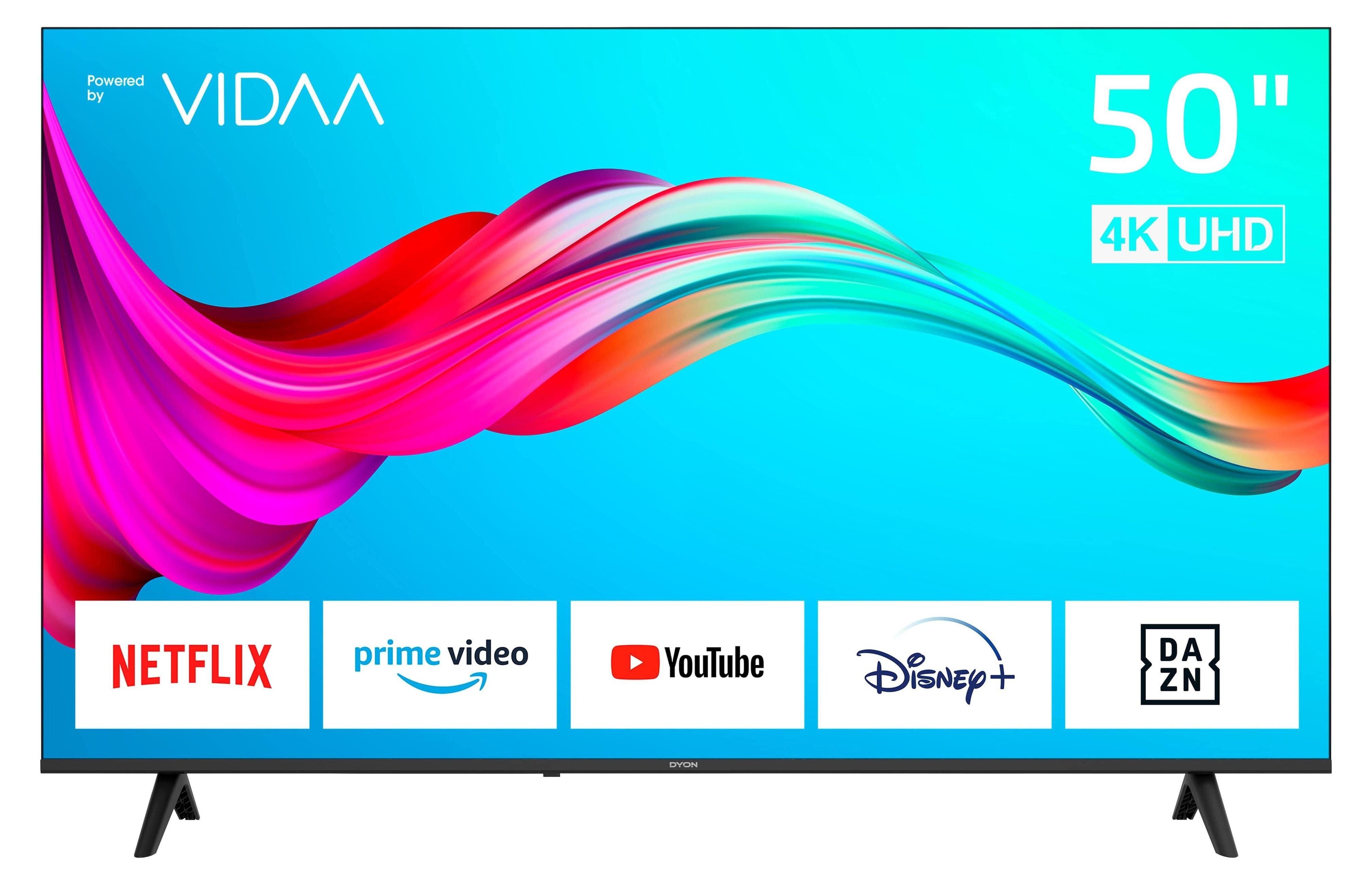 DYON LED-TV Smart 50 VX, 126 cm (50"), , 4K Ultra-HD VIDAA