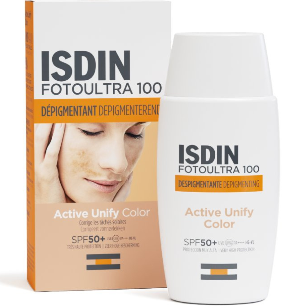Isdin Fotoultra 100 Active Unify Fusion Fluid Color SPF 50 + 50mL Tinted SPF50+