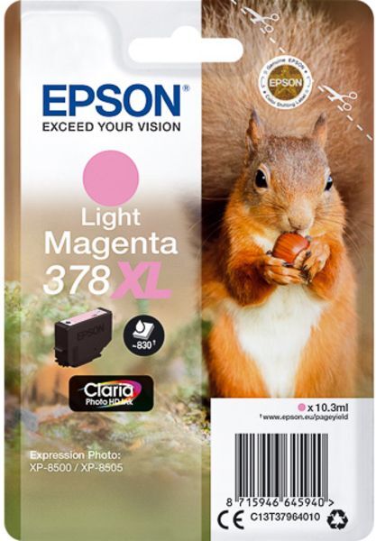 Epson 378XL (C13T37964010) - Hellmagenta - Druckerpatrone - Hohe Kapazität
