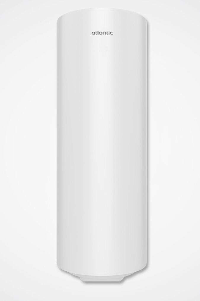 Chauffe-eau électrique blindé CHAUFFÉO horizontal mural 100 L raccordement dessous ATLANTIC 023172 Blanc