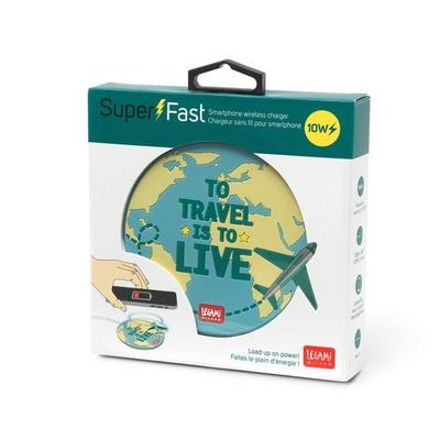 Legami Kabellose Ladestation für Smartphone - Super Fast - Reisen
