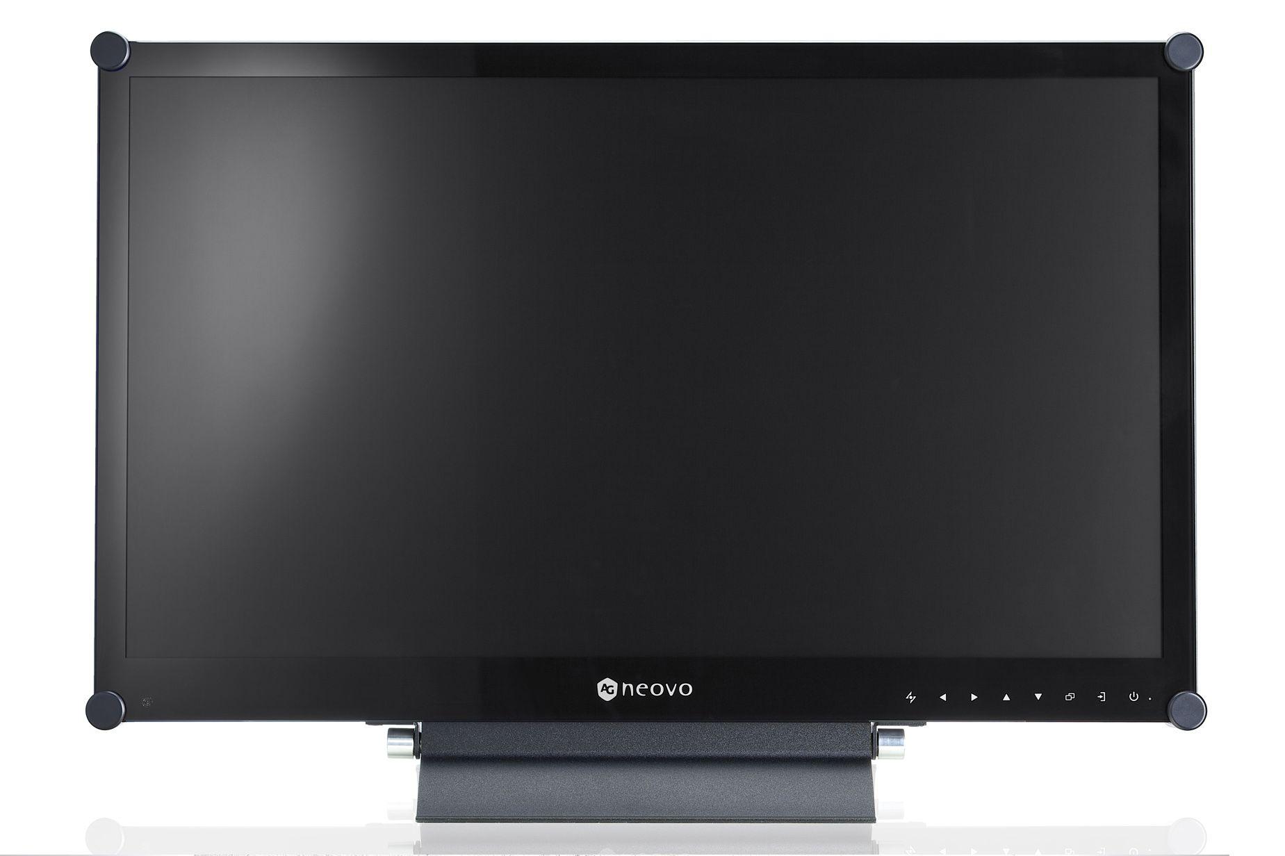 AG Neovo HX-2402, CCTV-Monitor, Freistehend, Schwarz, 60,5 cm (23.8"), 1920 x 1080 Pixel, LED