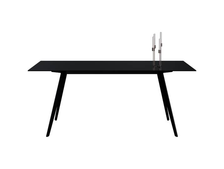 Esstisch Tame Glas schwarz B 100 T 180 cm