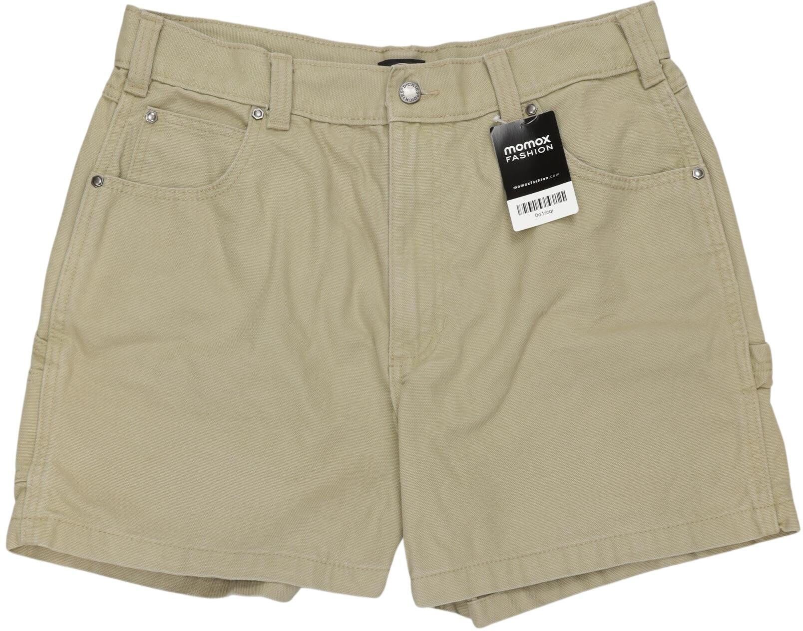 Dickies Damen Shorts, Beige, Gr. W34, Baumwolle - Second Hand