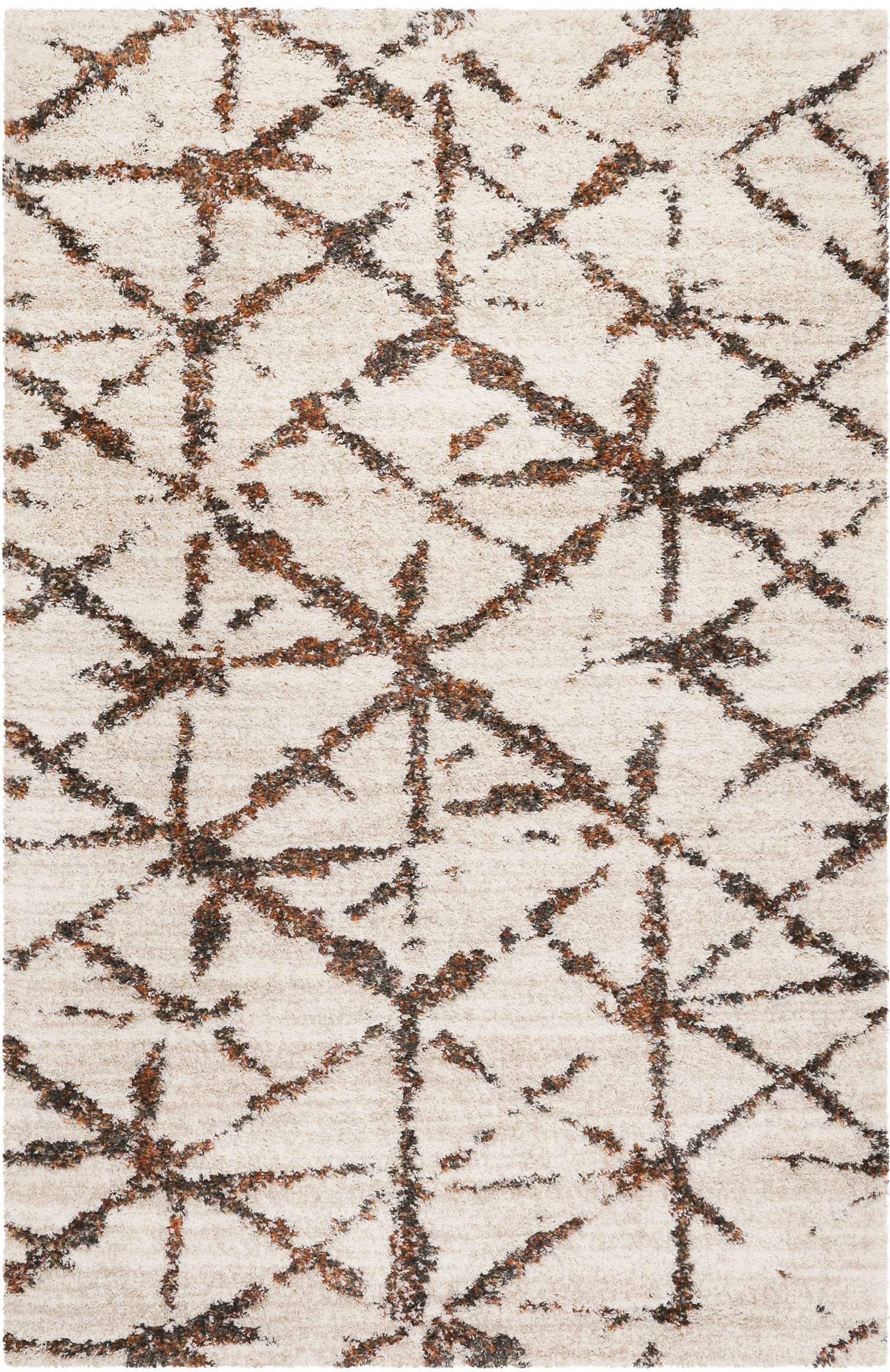Hochflor-Teppich ESPRIT "Ronja ESP-80335", weiss (weiß,creme), B:120cm H:30mm L:170cm, Polyester, Teppiche, Hochflor-Teppich, Shaggy, Langflor, Weich, Wohnzimmer, Schlafzimmer weiß,creme B : 120cm 1 Stk., 30mm, L: 170cm