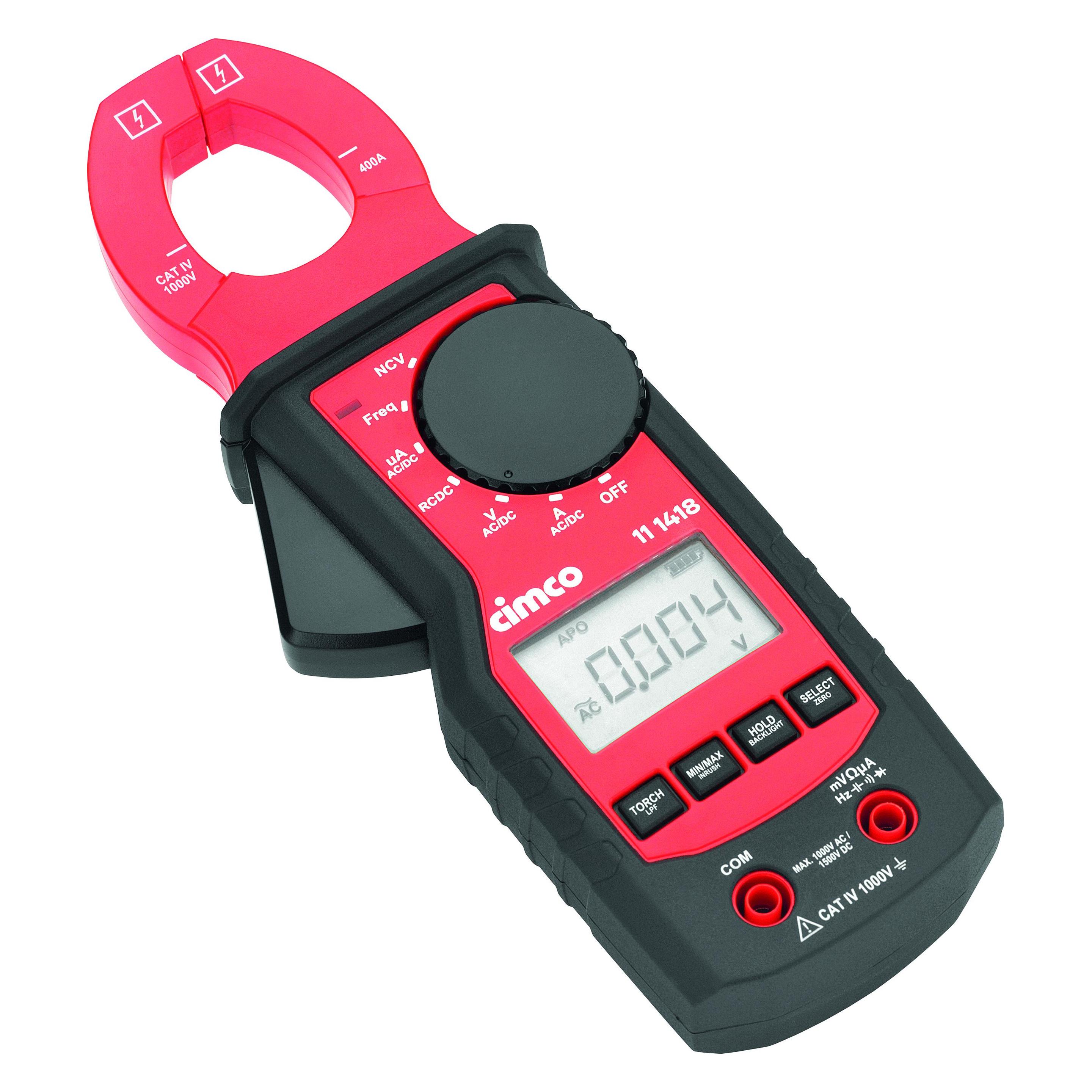 Cimco AC/DC-Stromzange (CAT IV 1000V, Zangenstrommesser) (111418)