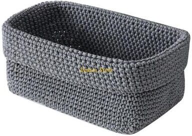 Friendly Fresh Finds Woven Storage Basket Bins Decorative Shelf Organizer Baskets For Home Organization for Grey s