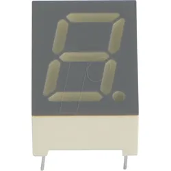 SA39-11SURKWA - Single-7-Segment-Anzeige, rot, 9,9 mm, 46 mcd, gem. Anode