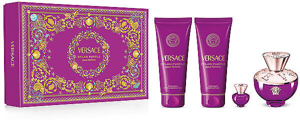 VERSACE Geschenkset - Dylan Purple Eau de Parfum Set 3x100ml / 5ml EG