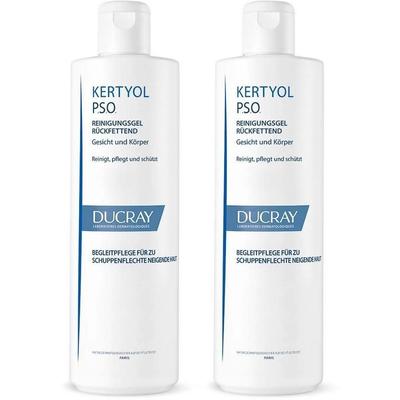 Ducray Kertyol PSO Reinigungsgel rückfettend 2x 2x400 ml Gel