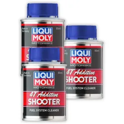 3x Additiv LIQUI MOLY 3824 Motorbike 4T Shooter Kraftstoffadditiv Benzin 80ml