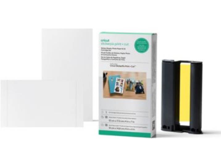 Cricut - Accessoire 18f Stickerpix + 18f Photo + 1 Encre