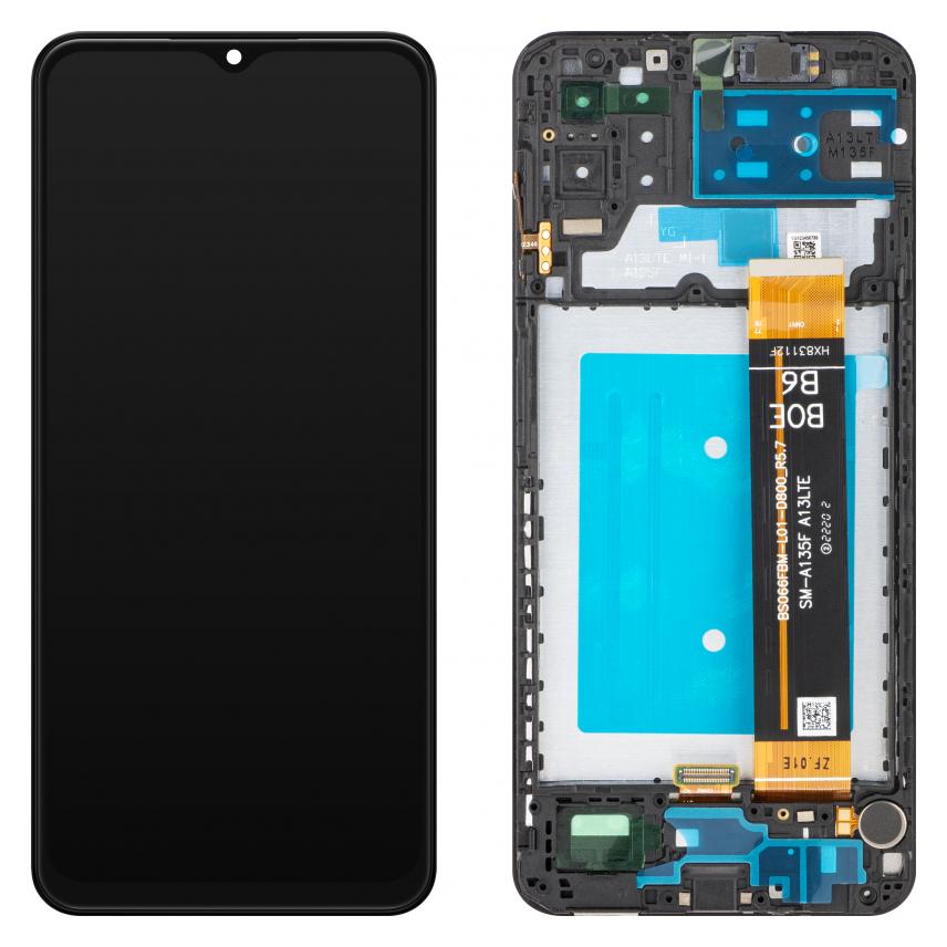 MP Display Unit für Galaxy A13 A137, Aftermarket, Schwarz (Display) (58015861)