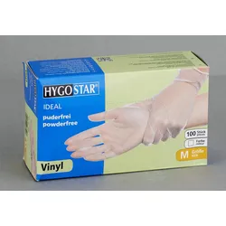 HYGOSTAR Einmalhandschuhe IDEAL M transparent
