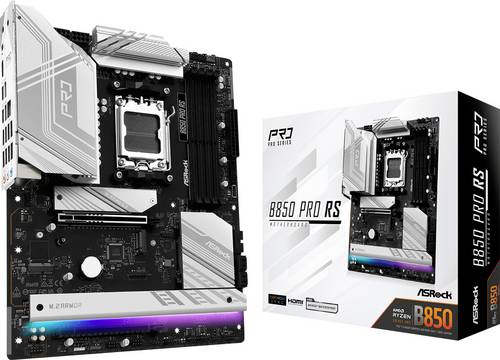 ASRock B850 Pro RS Mainboard Sockel (PC) AMD AM5 Formfaktor (Details) ATX Mainboard-Chipsatz AMD B850