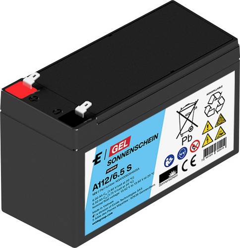 Exide A112/6.5S Bleiakku Blei-Gel 6.5Ah 12V 1St.