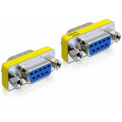 Delock 65008 VGA Adapter [1x D-SUB-Buchse 9pol. - 1x D-SUB-Buchse 9pol.] Blau, Silber 0 mm