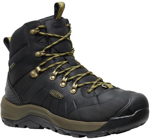 Keen Mens Revel IV Mid Polar, Black Lemon / Curry 42
