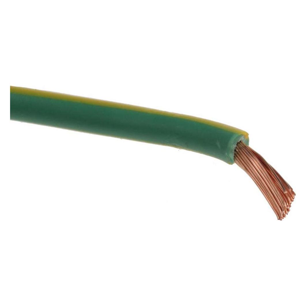RS PRO BK PVC Switchgear 2.5 Grn/Yellow Cable (25 m) (8114450)