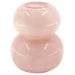 Vase Funny 13 cm Glas Rosa