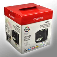 4 Canon Tinten 9290B006 PGI-2500 Multipack KCMY 9290B004