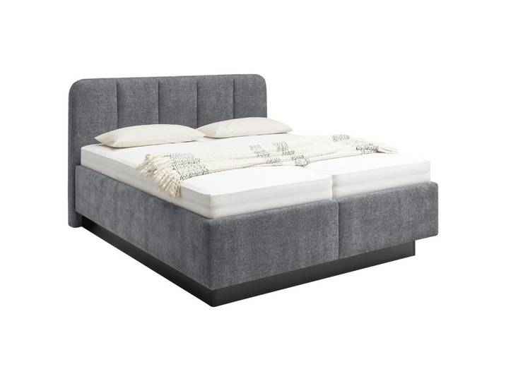 Musterring Polsterbett, Anthrazit, 180x200 cm, Über- und Sondergrößen erhältlich, in verschiedenen Größen für Lattenrost geeignet, Kopfteilauswahl, Schlafzimmer, Betten, Polsterbetten